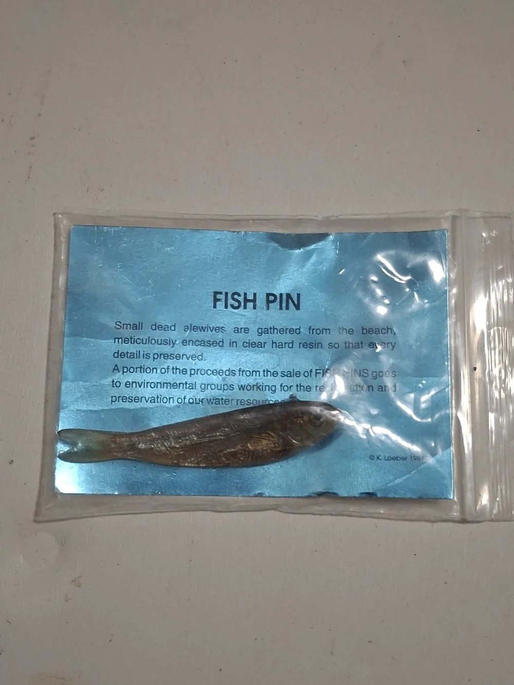 Fish Pin Resin Brooch - Unique Accesory